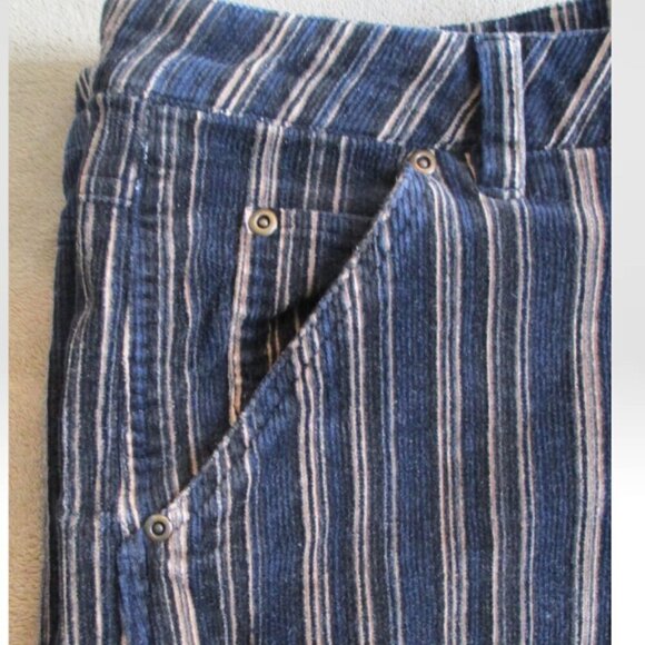 Jessica Striped Corduroy Pants Women - Size 18W - Picture 5 of 14